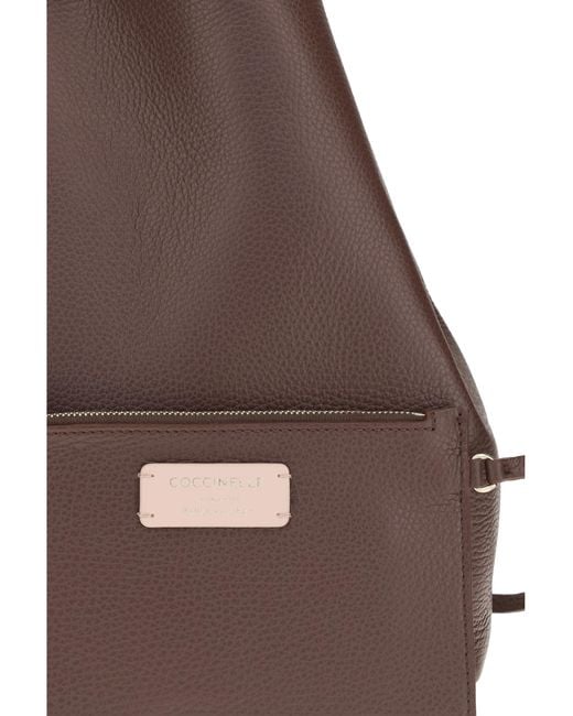 Coccinelle Brown Shoulder Bag C-Easy Calf Leather (Bos Taurus)