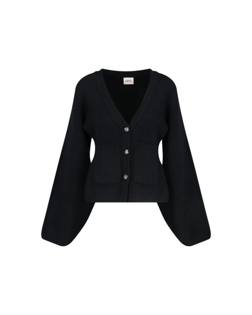 Khaite Black The Scarlet Cardigan
