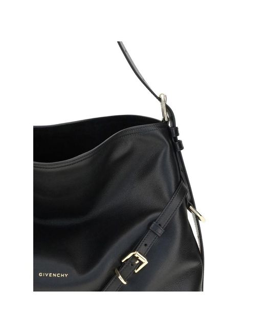 Givenchy Black Voyou Shoulder Bag Medium