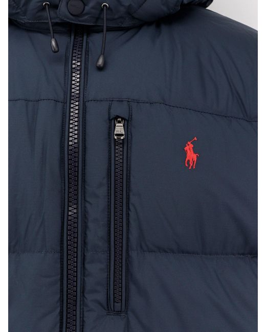 Polo Ralph Lauren Blue Recycled Polyester Down Jacket for men
