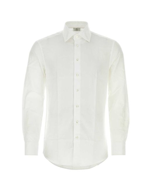 Etro White Camicia for men