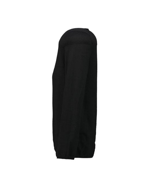 Comme des Garçons Black Sweater With Padded Shoulder Clothing