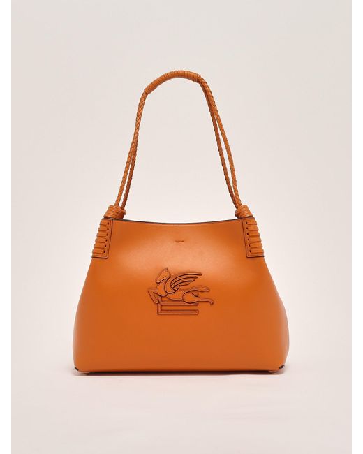 【送料&関税込】Etro Shopping Libra S Shoulder Bag Etro Shopping Libra S Shoulder Bag in Orange | Lyst