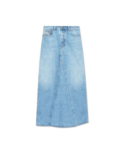 DIESEL Blue ‘De-Pago’ Denim Skirt