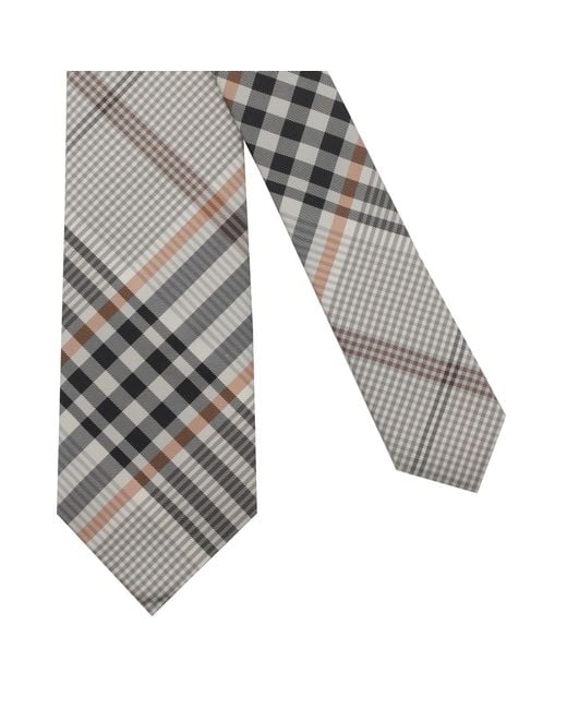 Burberry Gray Ties Silk for men