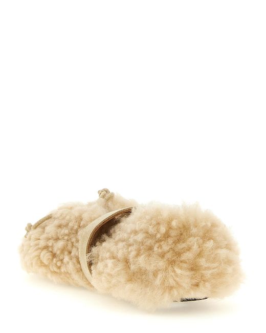 Marni Natural Lambskin Ballet Flats