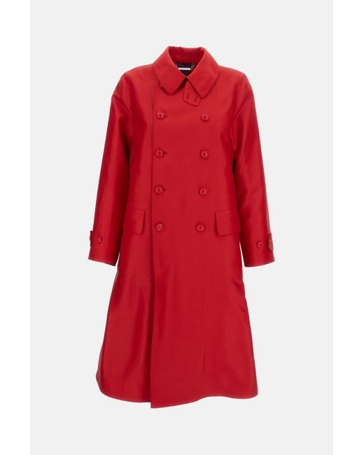 Ralph Lauren Red Raquel-Unlined-Coat