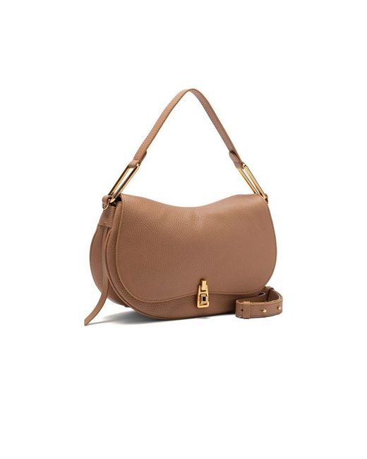 Coccinelle Natural Shoulder Bag Cowhide Shoulder-Bags