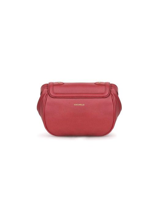 Coccinelle Red Crossbody Bag Cow Leather Crossbody-Bags