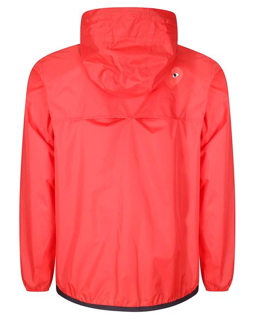 COMME DES GARÇONS PLAY Red K-Way Full Zip Jacket for men