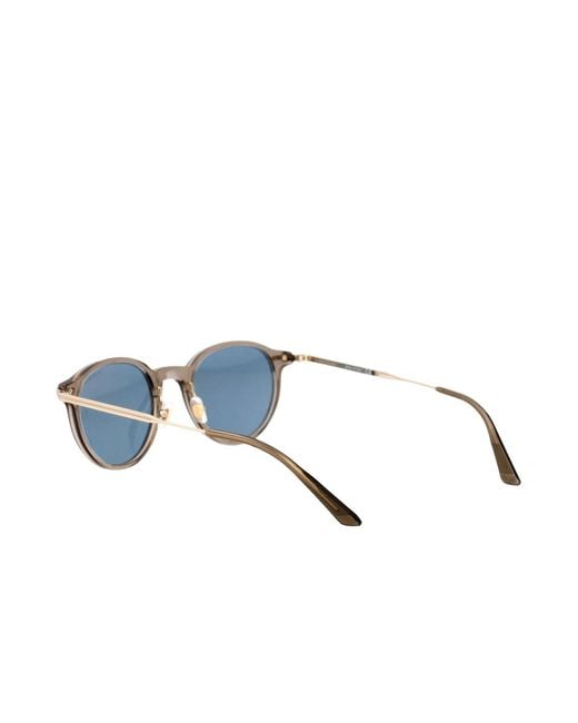 Montblanc Blue Mb0362 Logo Sunglasses Accessories for men