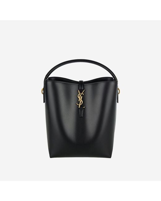 Saint Laurent Black Shoulder Bag Le 37 Leather Calfskin