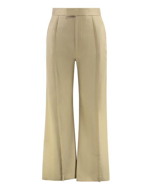 Vivienne Westwood Natural Flared Trousers Cotton