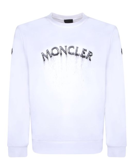 Moncler White Sweatshirts for men