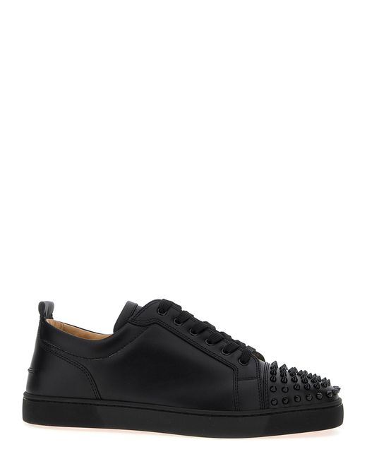 Christian Louboutin Black Calfskin Low Top Sneakers for men