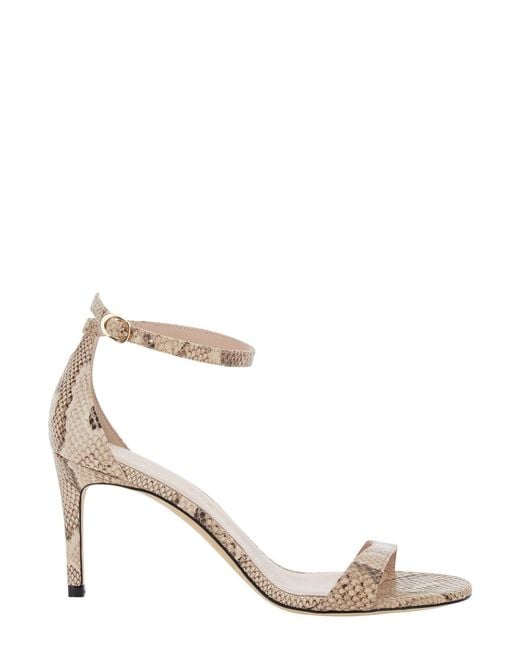 Stuart Weitzman Natural Sandals Nudist 2 75 With 7.5 Cm Heel