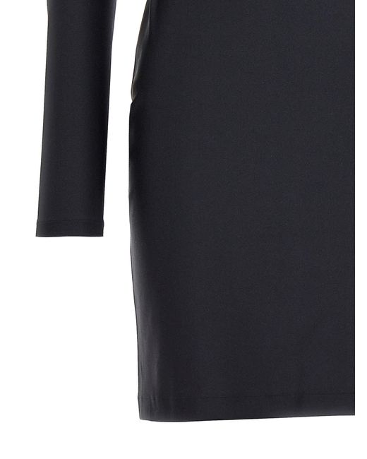 Coperni Black 'Twisted Cut-Out' Dress