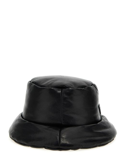 Prada Black Nappa Bucket Hat