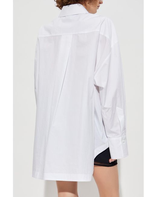 The Attico White Shirt With Logo