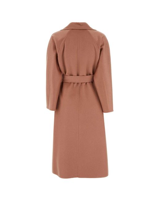 Max Mara Orange Antiqued Cashmere Ludmilla Coat