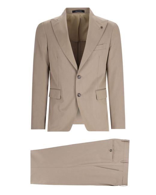 Tagliatore Natural Single-breasted Suit for men