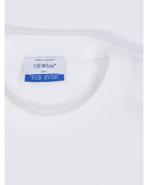 Off-White c/o Virgil Abloh White Logo Crop T-Shirt