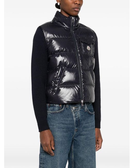 Moncler Blue Sweaters Polyamide