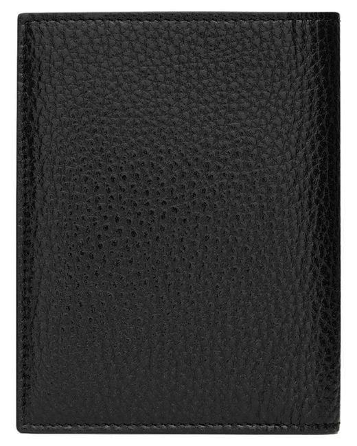Saint Laurent Black Portacarte Con "Cassandre" for men