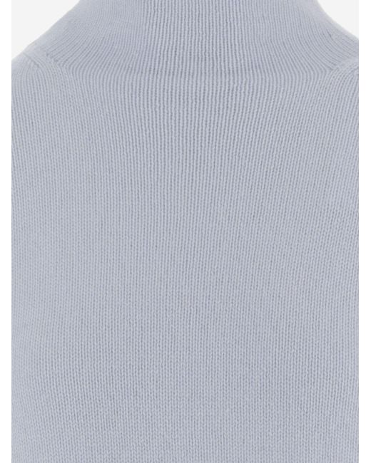 Allude Blue Cashmere Sweater