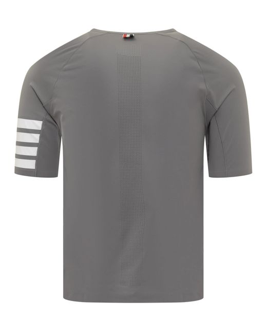 Thom Browne Gray Compression T-Shirt for men