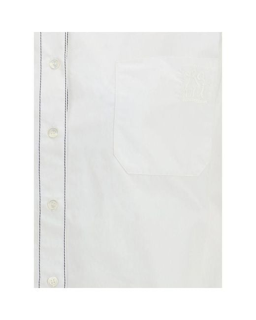 Marni White Cotton Shortsleeve Shirt