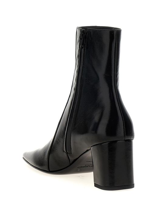 Saint Laurent Black Rainer Boots, Ankle Boots