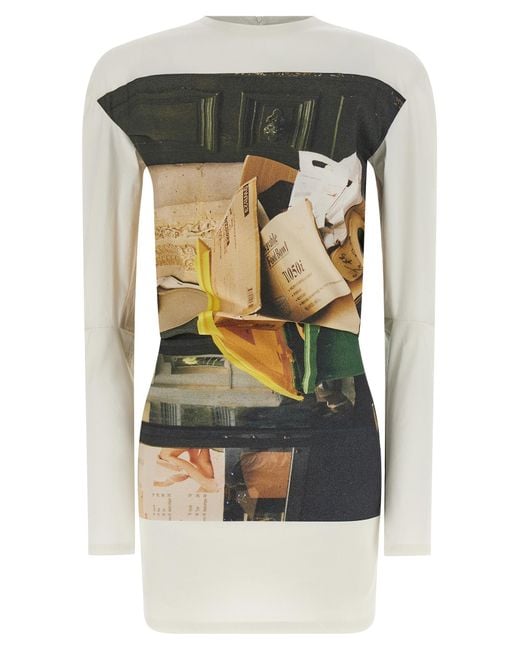 Issey Miyake White Street View Blouse Sweater, Cardigans