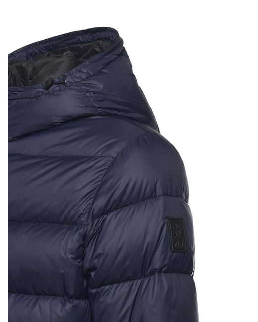 Fay Blue Double-Front Down Jacket for men