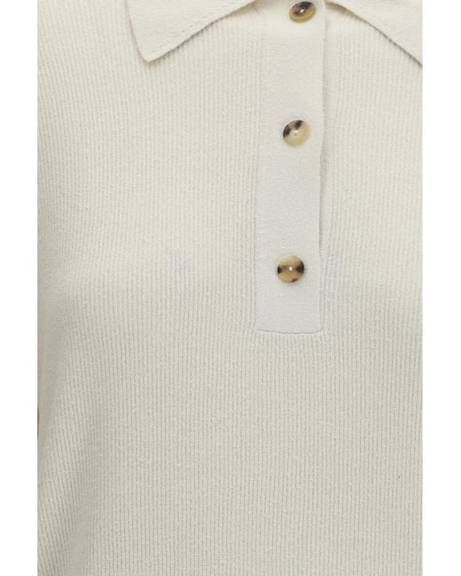 Calvin Klein White Long-Sleeve Sweater Silk