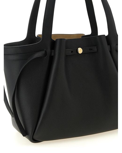 Tory Burch Black Cowhide Tote Bag