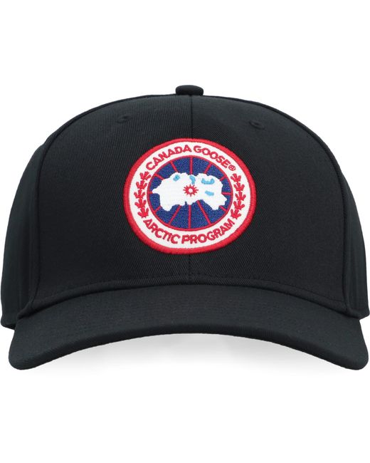 Canada Goose Black Logo Baseball Cap