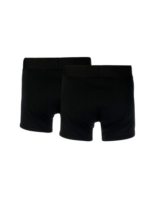 Palm Angels Black Stretch Cotton Boxer Set for men