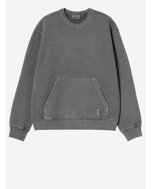 Carhartt Gray Sweatshirt With Logo for men