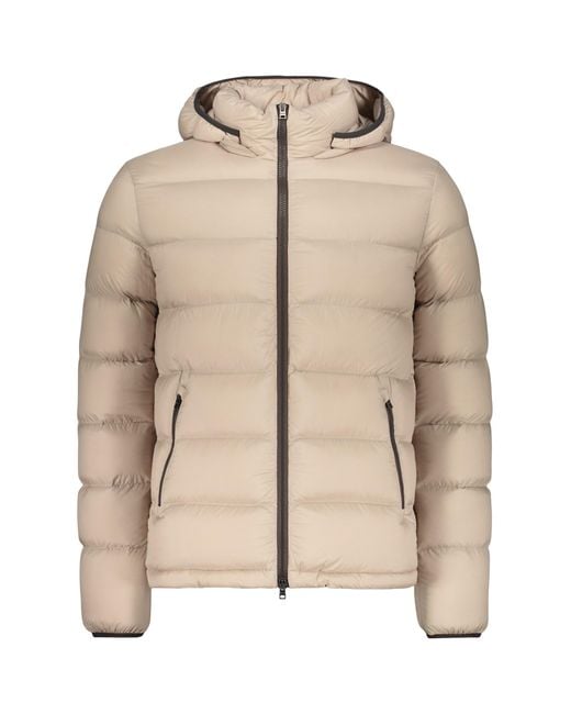 Herno Natural Hooded Down Jacket for men