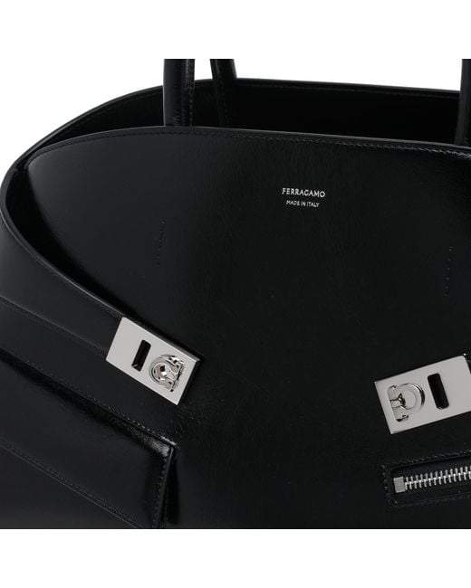 Ferragamo Black Hug Handbag