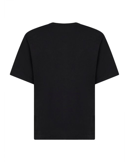 Dolce & Gabbana Black Jersey Logo T-Shirt for men