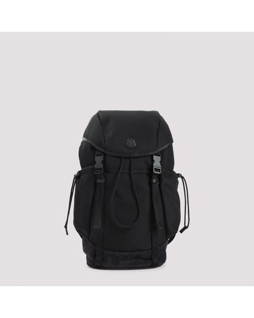 Moncler Black Tech Backpack for men
