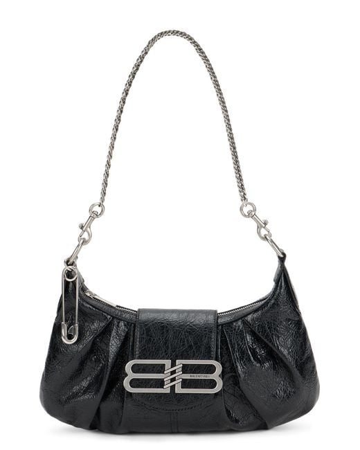 Balenciaga Black Shoulder Bag Pamela Small Leather