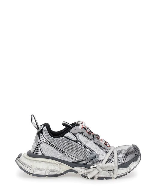 Balenciaga White Sneakers 3Xl Metallic Polyurethane Trainers