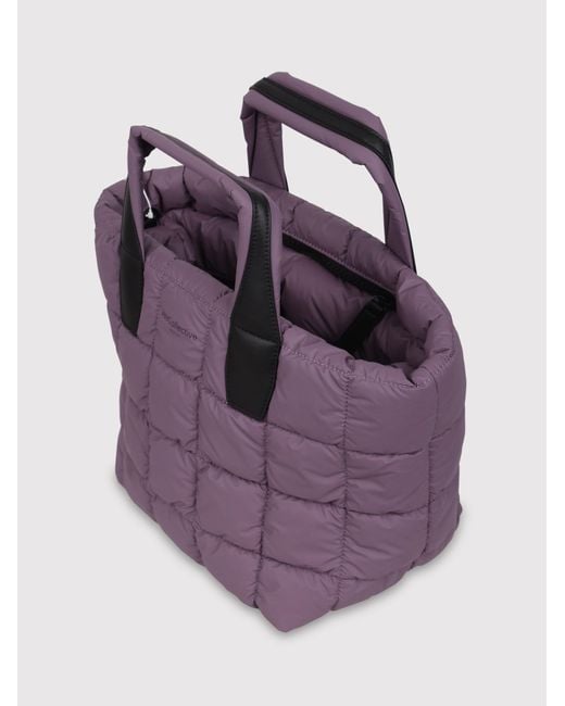 VEE COLLECTIVE Purple Vee Collective Small Porter Handbag