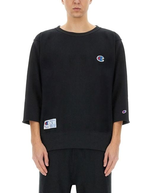 Undercover Black Champion X T-Shirt Cotton T-Shirts