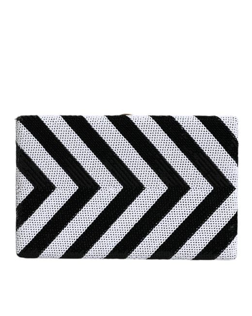 Dolce & Gabbana Black Frame Clutch Evening Party Purse Bag