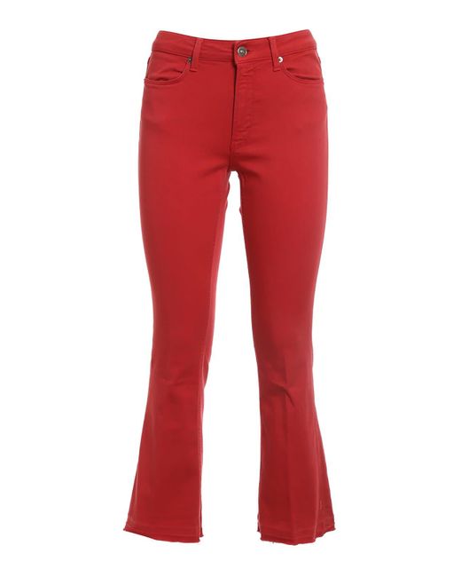 Dondup Red Jeans Mandy