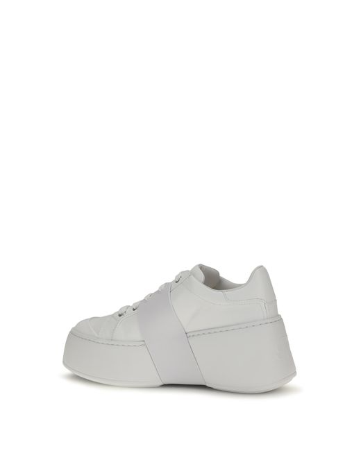 Roger Vivier White Sneakers Viv Skate Trainers
